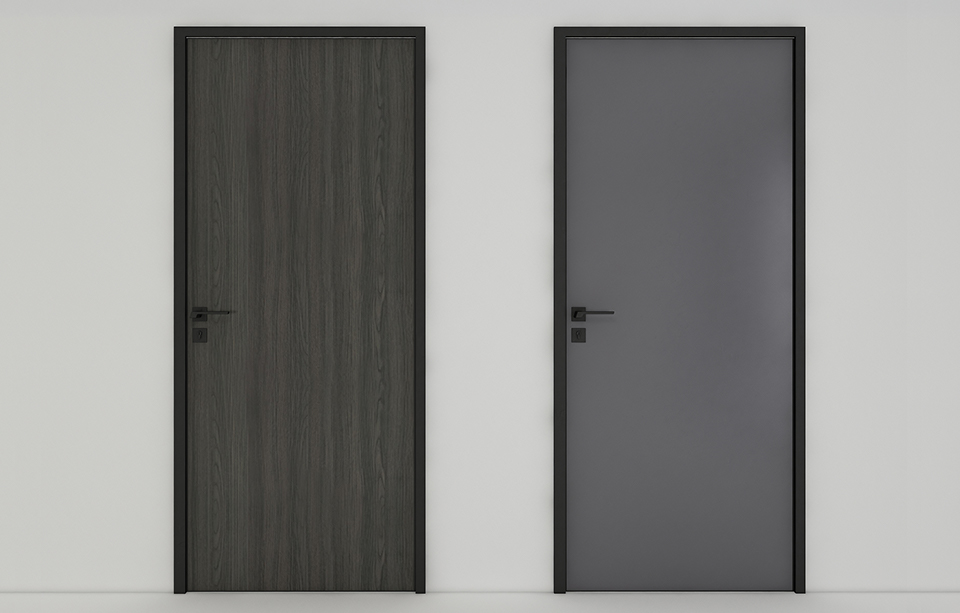 B款極簡隱形門（珍珠黑）