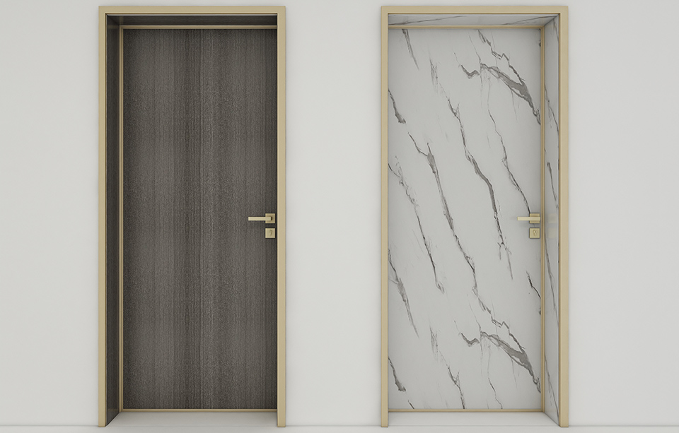 B款極簡隱形門（輕奢金）