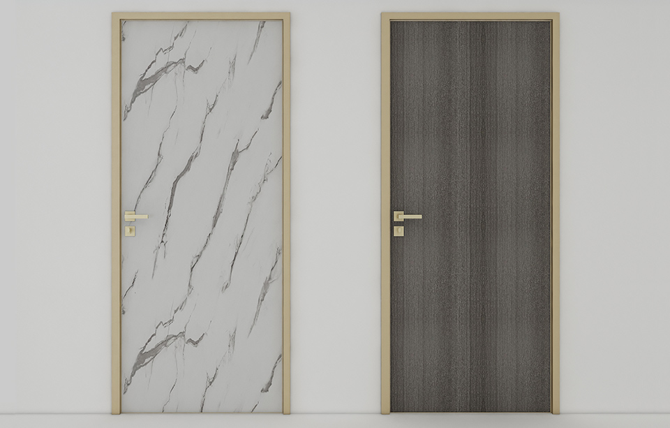 B款極簡隱形門（輕奢金）